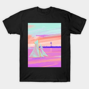 Sailing into the sunset T-Shirt